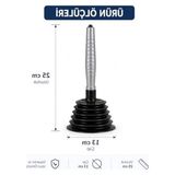 Die Grup Orret Home Körüklü Lavabo Pompası 25 cm Tıkanıklık Açma Pompası Tuvalet Açıcı Pompa Banyo Mutfak Gider Açıcı Vakumlu Pompa Lavabo Açıcı (Asorti Renk) - 1