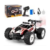 Die Grup Oyuncak 2.4ghz Uzaktan Kumandalı 4x4 30 Km Hız Yapan Şarjlı Buhar Atan Off-Road Rc Araba (Beyaz) - Renkli