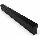 Die Grup Özen 160 mm 16 cm Düz Mat Siyah Metal Mobilya Kulpu Uzun Çekmece Dolap Kapak Mutfak Dolabı Kulbu