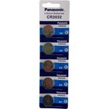 Die Grup Panasonic CR2032 3V Lityum Bios Baskül Terazi Pili 5’li Kartela 5 Adet