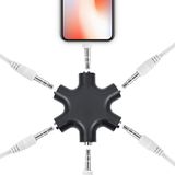 Die Grup Parcbeny 24172 6'lı 3.5mm Stereo Aux Çoklayıcı Aynı Anda Birden Fazla Kulaklık Veya Hoparlörü Tek Bir Ses Kaynağına Bağlamak Isteyenler Için Pratik Kullanışlı Bir Çözüm Sunar