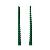 Die Grup Petekoğlu (2 Adet 27.5cm) Balmumu Mum Konik Burgulu Şamdan Mumu Doğal Dekoratif Beeswax Candle (Yeşil) Akmaz Kırılmaz Mum Bal Mumu [enerji Sınıfı A++] - Renkli - 1