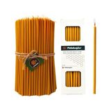 Die Grup Petekoğlu (40 Adet Sarı) Balmumu Mum Dilek Mumu Doğal Petek Ince Uzun Parti Rituel Doğum Günü Mumu Beeswax Candle [enerji Sınıfı A+++] - Renkli - 1