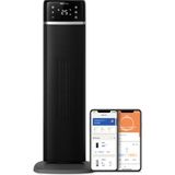 Die Grup Philips 5000 Serisi Enerji Verimli Bağlantılı Kule Fan Isıtıcı, 2000W, Enerjide%50'ye Kadar Tasarruf, Sıcaklık Ekranı, 5 Güvenlik Özelliği, 4 Mod, 60° Salınım, Sessiz, Siyah & Koyu Gri (CX5120/11)