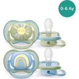 Die Grup Philips Avent Ultra Air Emzik 0-6 Ay 2'li Erkek SCF085/58, SCF085/58 - 0 - 1 Yaş