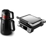 Die Grup Philips HD6301/90 2200 W Tost Makinesi + HD7301 Çay Makinesi Hediyeli