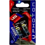 Die Grup Photon Ampul T10 W5W 12-24V 4+4+4 LED Exlusive (2'li Blister) Pht PH7022 B2 - Amber