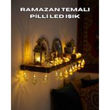Die Grup Pilli Altın Fenerli Ramazan Işıkları Dekoratif LED Zincir