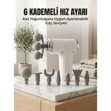Die Grup Profesyonel Kas Gevşetici Masaj Tabancası 8 Değiştirilebilir Başlıklı Kablosuz Masaj Cihazı