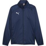 Die Grup Puma Teamgoal Üniseks Mont, Her Hava Koşuluna Uygun Polyester Ceket - 0 Siyah - 0 - 1 Yaş