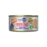 Die Grup Purrfect Tiftiklenmiş Tavuk Göğsü & Somonlu Konserve Kedi Yaş Maması 70 gr Tahılsız