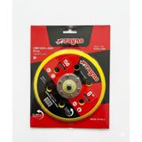 Die Grup Rayno Profesyonel Zımparalama Pedi - 150MM (6 Inç) Cırtlı Zımpara Tabanı, 12.000 Rpm Maksimum Hız, Havalı ve Elektrikli Zımpara Makineleri ile Uyumlu, Dayanıklı Esnek Yapı - 1 Adet