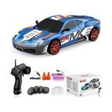 Die Grup Rc Drift Araba Uzaktan Kumanda Araba 2.4ghz 1:24 Ölçekli 4WD 15KM/H Yüksek Hızlı Model Araç LED Işıkları Sürüklenen Lastik Yarışı Spor Oyuncak Araba Yetişkin Erkek Kız Çocuklar Için Hediye 2 Adet Şarj - Ahşap