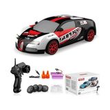 Die Grup Rc Drift Araba Uzaktan Kumanda Araba 2.4ghz 1:24 Ölçekli 4WD 15KM/H Yüksek Hızlı Model Araç LED Işıkları Sürüklenen Lastik Yarışı Spor Oyuncak Araba Yetişkin Erkek Kız Çocuklar Için Hediye 2 Adet Şarj - Renkli