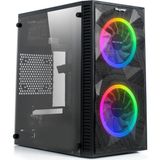 Die Grup Revenge Magic Mikro Atx 2 Rainbow Fanlı Mesh Panel Akrilik Gaming Oyuncu Bilgisayar Kasası (0, Watt) - 130 W