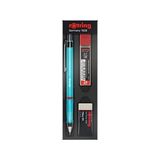 Die Grup Rotring Visuclick Versatil Kalem 3’lü Okul Seti, Uçlu Kalem 0.7 Mm, 0.7 Uç 2b, Silgi Hediye - Mavi - 41 Delft Blue