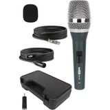Die Grup RST-350 Profesyonel Dinamik Cardioid Kablolu El Mikrofonu Kaliteli (Çanta ve Full Set)