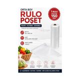 Die Grup Rulo Poşet Orta Boy 1 Rulo Hışır Atlet Poşet Beyaz Market Manav Poşeti Çöp Poşeti 23X45 cm