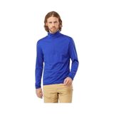 Die Grup Salomon Essentıal Lıghtwarm Erkek Outdoor Polar Ceket LC2001700 Mavi - 0-Gri - 0 - 1 Yaş