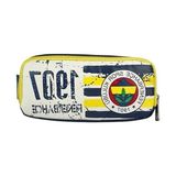Die Grup Sarı Lacivert Çift Bölmeli Kalem Çantası, Dekomus Defter Hediyeli