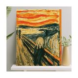 Die Grup Sayılarla Boyama Tuval Seti Fırça Boya Dahil (Çıtalı) 40X50 cm - Çığlık