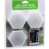 Die Grup SDR-WT-365 LED Lıght Wıth 3pcs 6gen Rgb Kumandalı Pilli Dokunmatik Lamba Seti 6led