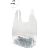 Die Grup Şeffaf Atlet Poşet Orta Boy 28X50 cm 20 Paket Takriben 4.000 Adet