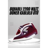 Die Grup Seramik Tabanlı Kırmızı 2200 Watt Şok Buharlı Ütü