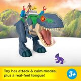 Die Grup Sesli ve Işıklı Imaginext Jurassic World Muhteşem T-Rex Oyun Seti 45 cm JGR40 - Ahşap