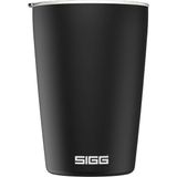 Die Grup Sıgg Neso Cup Black Termos Kupa (0,3 L), Zararlı Madde Içermeyen ve Yalıtımlı Kahve Kupası, Coffee To Go Kupa, 18/8 Paslanmaz Çelik, Seramik Pure Ceram Kaplamalı - Acı Yeşil