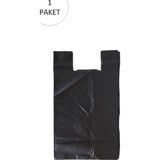 Die Grup Siyah Hışır Atlet Poşet Mini Boy 22X31 cm 1 Paket Takriben 500 Adet