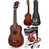 Die Grup Soprano Ukulele, Hakiki Maun Ağaç ile 21 Inç Boyutunda