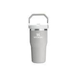 Die Grup Stanley Iceflow Flip Straw Tumbler Pipetli Termos Bardak, 0.60 Litre, Gri (Ash) - Acı Yeşil