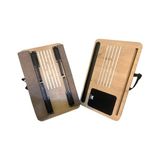 Die Grup Supplyplus Safir Telefon Tablet Bölmeli Katlanır Ayaklı Minderli Laptop Sehpası Bilgisayar Çalışma Masas - 1*1 - Renkli