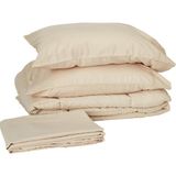 Die Grup Sweet Home Collection 7 Parça Yorgan Seti Çanta Düz Renk Tüm Sezon Yumuşak Aşağı Alternatif Battaniye ve Lüks Mikrofiber Yatak Çarşafları, Bej, Ikiz Xl - 001-Renkli