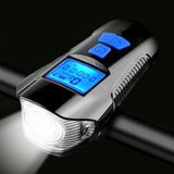 Die Grup T6 LED 1000 Lümen Kornalı ve Hız Göstergeli Su Geçirmez USB ile Şarj Edilebilir Bisiklet Farı