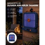 Die Grup Taşınabilir Şarjlı Sivrisinek Öldürücü Uv Işıklı Mavi Model