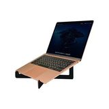 Die Grup Taşınabilir Siyah Ahşap Notebook Laptop Standı