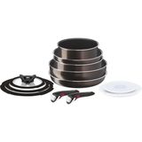 Die Grup Tefal Ingenio Xl Intense 12 Parça Titanyum Tencere Tava Seti |2x Kaplama |yapışmaz Tencere Seti | Indüksiyonlu |çıkarılabilir Sap