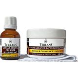 Die Grup Terlans Gitar Temizlik Bakım Seti 4 Lü Gövde Klavye Temizleyici Parlatıcı Vaks & Tel Yağlayıcı Guitar Cleaning Kit - 11 m - 000-Siyah
