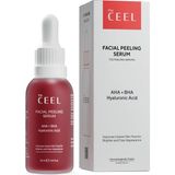 Die Grup The Ceel Aha%10 + Bha%2 Kırmızı Peeling Yüz Serumu 30 Ml, Cilt Tonu Eşitleyici ve Gözenek Sıkılaştırıcı Yenileyici Asit Serum, Glikolik Asit ve Panthenol Içeren Leke Karşıtı Bakım