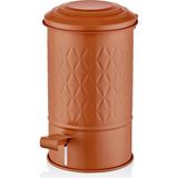 Die Grup The Mia Prizma Çöp Kovası Banyo Terracota 5 Lt - 0 - 199 ml - 000-Siyah