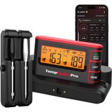 Die Grup Thermopro TP980-2 Tempspike Pro Wi-Fi ve Mobil Uygulama Destekli, Sınırsız Menzilli 2 Problu Dokunmatik Akıllı Barbekü Seti