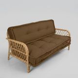 Die Grup Tr 2'li Yer Minderi 60X120X14 cm Palet Minderi, Bahçe Minderi, Oturma Minderi, Balkon Takımı Minderi (Kahverengi) - Geometrik - 10
