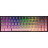 Die Grup Tr 65% Kablolu Hotswap Mekanik Oyun Klavyesi,68 Tuşlu Taşınabilir Anti-Ghosting Klavye,gökkuşağı Arkadan Aydınlatmalı Programlanabilir,ergonomik, Ajazz AK680 Pembe | Brown Switch