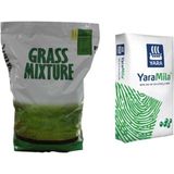 Die Grup Tr 6'li Karışım Çim Tohumu - 5 kg + Çim Gübresi - 5 kg