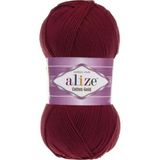 Die Grup Tr Alize Cotton Gold El Örgü Ipi - 1 Adet -%55 Pamuklu Amigurumi ve Bebek Yünü - Tüylenmez Yumuşak Doku - 100GR, 330 Metre (390 Frenk Üzümü) - 0-Koyu Mavi