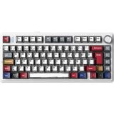 Die Grup Tr F75 Mekanik Rgb Tkl Graywood V4 Switch Kablosuz Makrolu Hot Swap Türkçe Q Klavye Comic