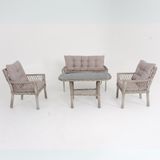 Die Grup Tr Fusion Ikili Rattan Bahçe Oturma Grubu | Rehome - Geometrik - 10