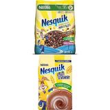 Die Grup Tr Harfler Kakaolu Buğday ve Mısır Gevreği, 310 G & Nesquik Çikolatalı Toz Içecek 375 gr - 0,5 gr